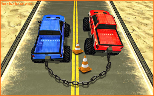 Chained Cars Racing Games Stunt Truck Driver 3D screenshot