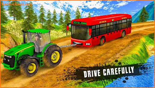 Chained Tractor Towing Bus screenshot