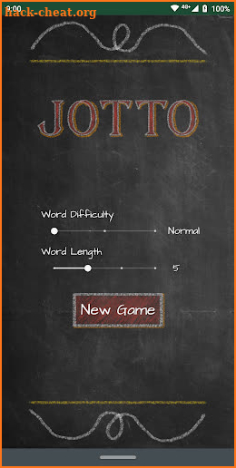 Chalk Jotto screenshot