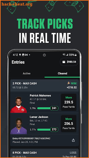 Chalkboard Fantasy Sports screenshot