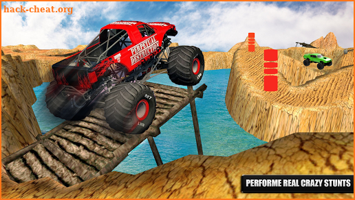 Challenging Monster Truck Stunts Racing Derby Game screenshot