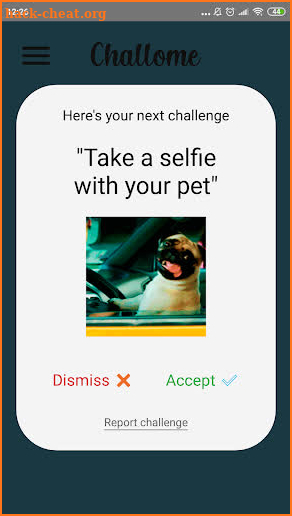 Challome screenshot