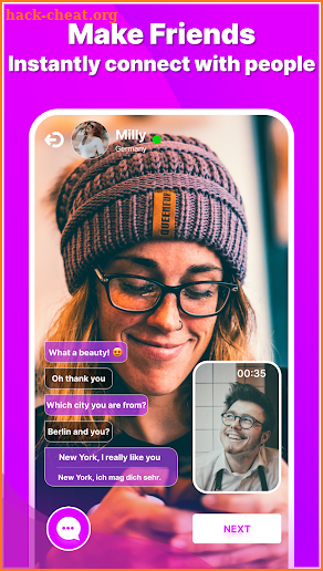 CHAM - Meet Random Video Call screenshot