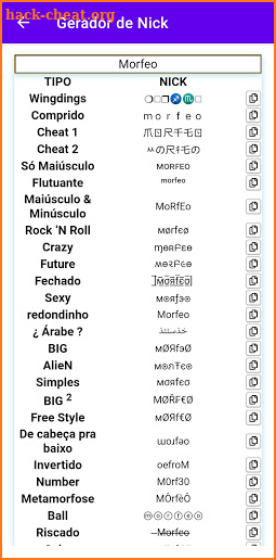 Chamar Amigo de Volta, Gerador de Nick e CODIGUIN screenshot