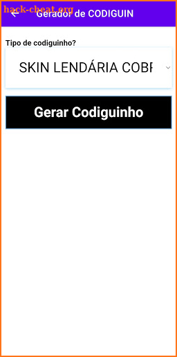 Chamar Amigo de Volta, Gerador de Nick e CODIGUIN screenshot