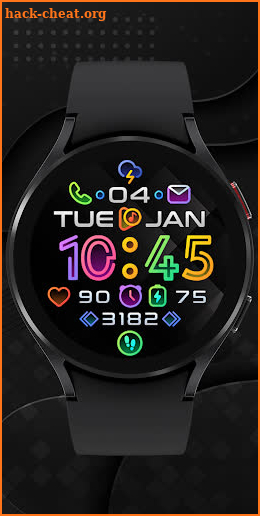 CHAMELEON Digital Watch Face screenshot