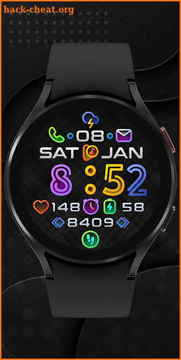 CHAMELEON Digital Watch Face screenshot