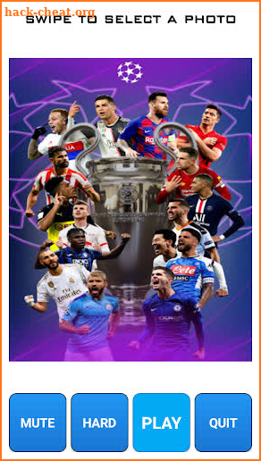 CHAMPIONS LEAGUE PUZZLE GAME screenshot