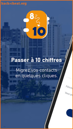 Change à 10 (Migrez vos numéros de 8 à10 chiffres) screenshot