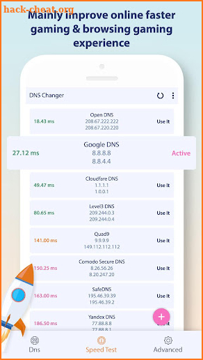 Change DNS Server - browse faster internet screenshot