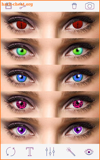 change eye color app screenshot