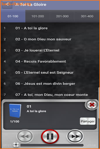 Chants d'Esperance Audio Pro+ screenshot