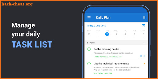 Chaos Control: GTD Organizer & Task List Manager screenshot