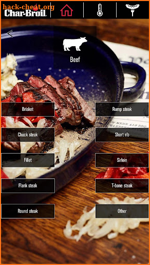 Char-Broil Smart Thermometer screenshot