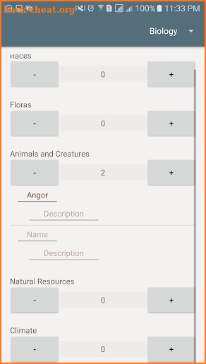 Character Story Planner screenshot