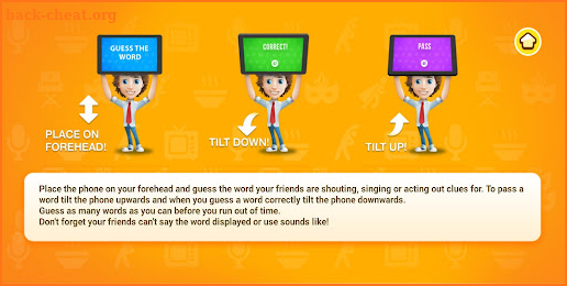 Charades Guess the Word screenshot