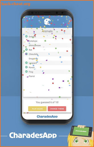 CharadesApp - What am I? (Guessing and Mimics) screenshot