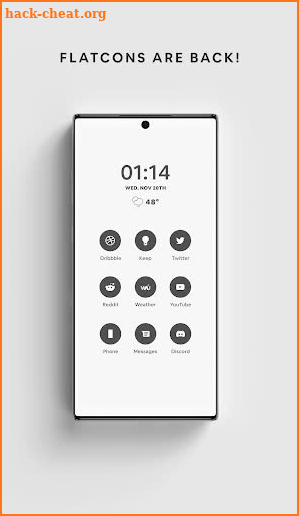 Charcoal - A Flatcon Icon Pack screenshot