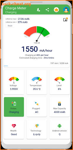 Charge Meter screenshot