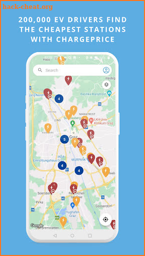 Chargeprice: EV map & prices screenshot