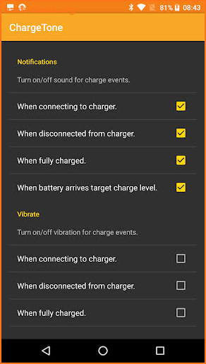 ChargeTone - Battery Notification Sounds screenshot