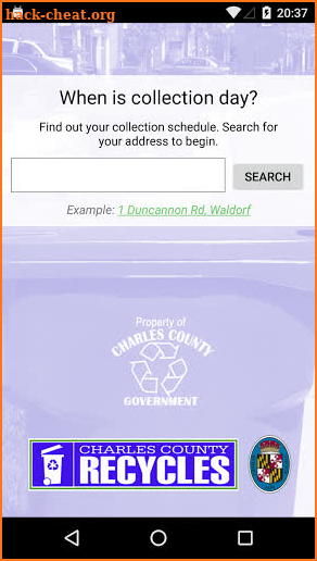 Charles County RECYCLES screenshot