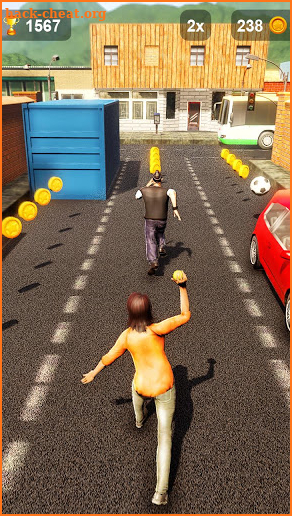 Chase Me If You Can : Street Runner Game screenshot