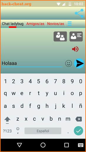 chat a ladybug en español screenshot