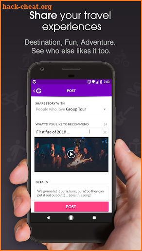 Chat & Meet New People - Travel App screenshot