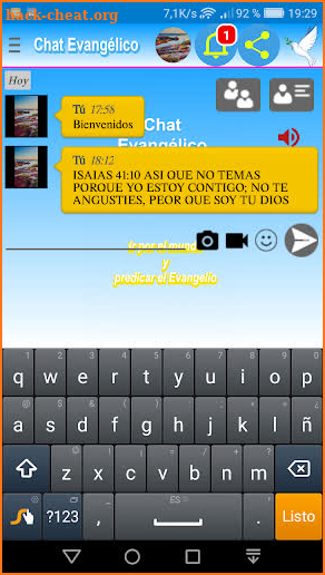 Chat Evangélico screenshot