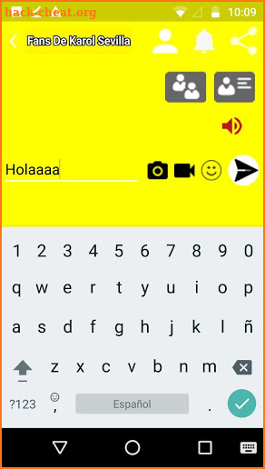 Chat fans de Karol Sevilla screenshot