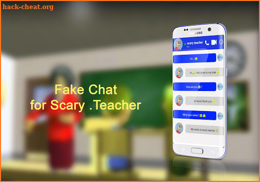 Chat for Scary Teacher - fake video call screenshot