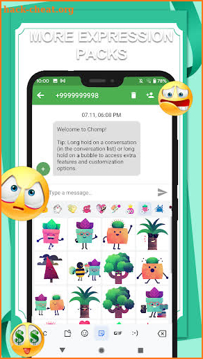 Chat Message Pro screenshot