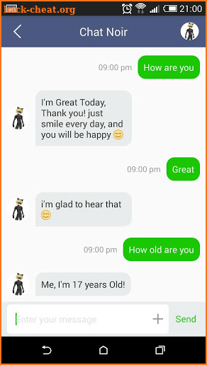 Chat Messenger With Chat Noir screenshot