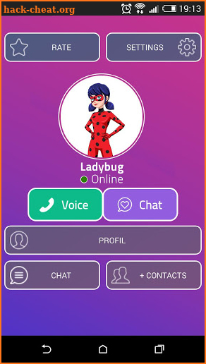 Chat Messenger With Ladybug screenshot