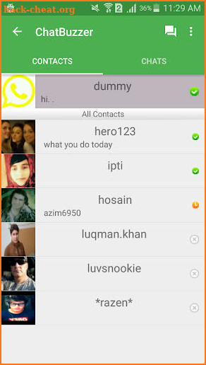 Chat Room And Private Chat screenshot