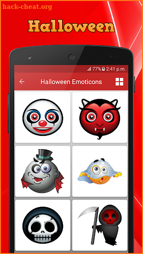 Chat Smiley Free Emoticons screenshot