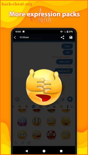 Chat SMS screenshot