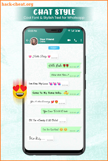 Chat Style : Font & Keyboard screenshot