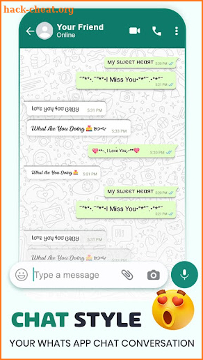 Chat Style - Fonts & Keyboard screenshot