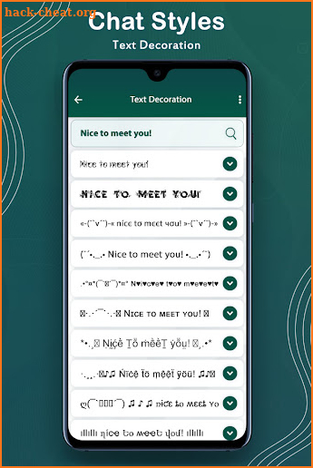 Chat Style : Stylish Font screenshot