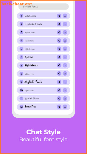 Chat Stylish Font for WhatsApp screenshot