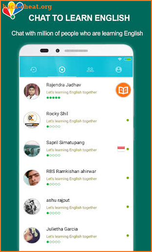 Chat to learn English screenshot