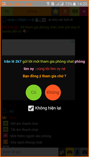 Chat với người lạ screenshot