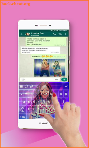 chat whit Soy Luna (jock) screenshot