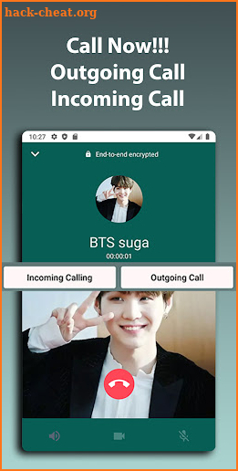 Chat with BTS Suga screenshot