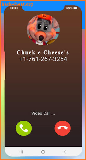 Chat With Chu‌ck e Chees's Call Game screenshot