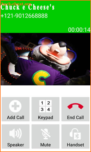 Chat With Chu‌ck e Chees's Call Game screenshot