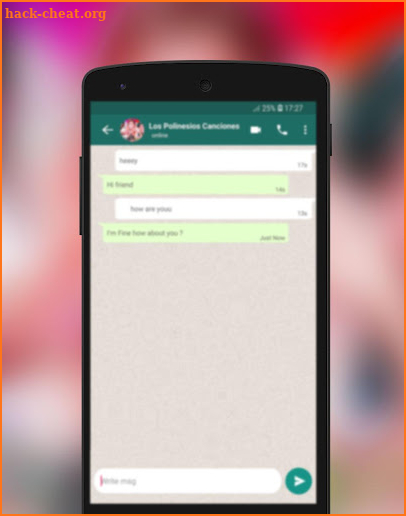 Chat With Los Polinesios Canciones screenshot