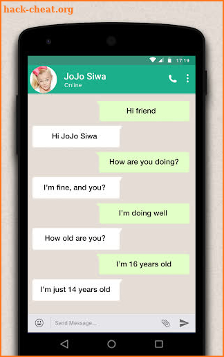 Chat with ЈοЈο Sіwа screenshot